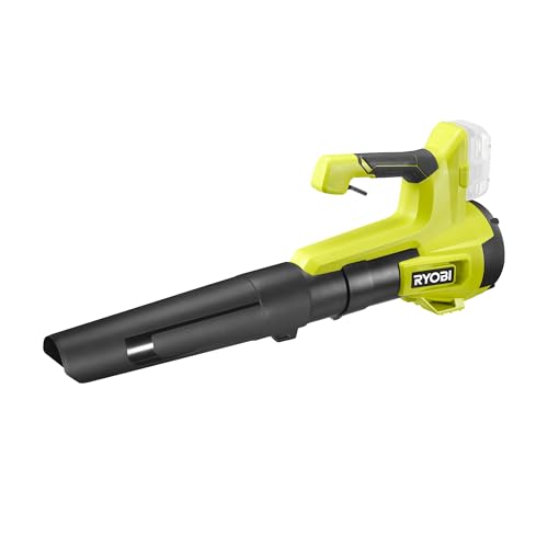 RYOBI 18 V ONE+ Akku-Laubgebläse RY18BLB-0, 160 km/h Luftgeschwindigkeit, Variable Geschwindigkeit, ohne Akku und Ladegerät RYOBI 18 V ONE+ Akku-Laubgebläse RY18BLB-0, 160 km/h Luftgeschwindigkeit, Variable Geschwindigkeit, ohne Akku und Ladegerät von RYOBI