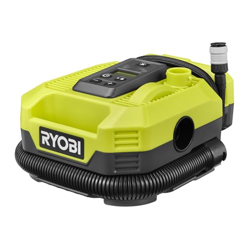 RYOBI 18 V ONE+ Akku-Multi-Kompressor RMI18-0, max. 11 bar Druck, Digitalanzeige, ohne Akku und Ladegerät RYOBI 18 V ONE+ Akku-Multi-Kompressor RMI18-0, max. 11 bar Druck, Digitalanzeige, ohne Akku und Ladegerät von RYOBI