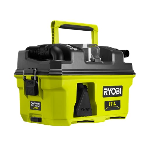 RYOBI 18 V ONE+ Akku-Nass-und Trockensauger RV1811-0, Saugleistung 115 AW, ohne Akku und Ladegerät RYOBI 18 V ONE+ Akku-Nass-und Trockensauger RV1811-0, Saugleistung 115 AW, ohne Akku und Ladegerät von RYOBI