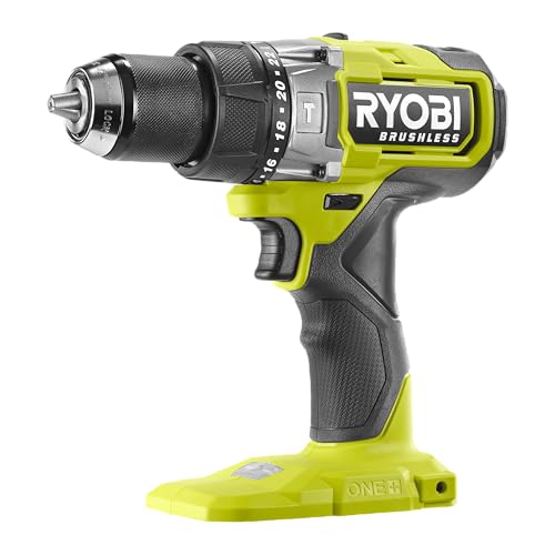 RYOBI 18 V ONE+ Brushless Akku-Schlagbohrschrauber RPD18BL2-0, max. Drehmoment 95 Nm, 24 Drehmomenteinstellungen, 13 mm Schnellspannbohrfutter, G5 GripZone, ohne Akku und Ladegerät RYOBI 18 V ONE+ Brushless Akku-Schlagbohrschrauber RPD18BL2-0, max. Drehmoment 95 Nm, 24 Drehmomenteinstellungen, 13 mm Schnellspannbohrfutter, G5 GripZone, ohne Akku und Ladegerät von RYOBI