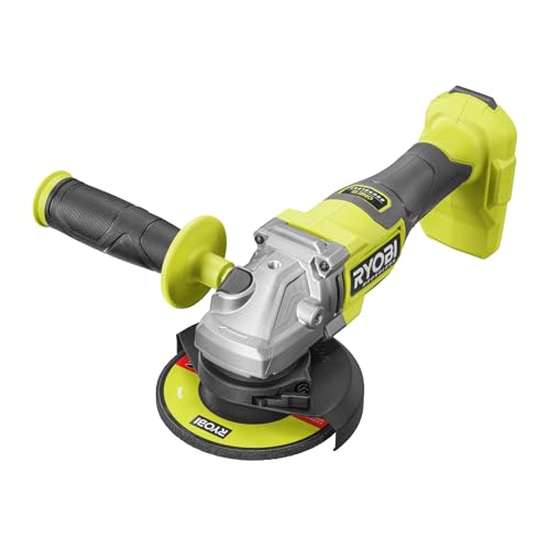 RYOBI 18 V ONE+ Brushless Akku-Winkelschleifer RAG18BL-0, 125mm Scheibendurchmesser, werkzeuglose Schutzabdeckung, ohne Akku und Ladegerät RYOBI 18 V ONE+ Brushless Akku-Winkelschleifer RAG18BL-0, 125mm Scheibendurchmesser, werkzeuglose Schutzabdeckung, ohne Akku und Ladegerät von RYOBI