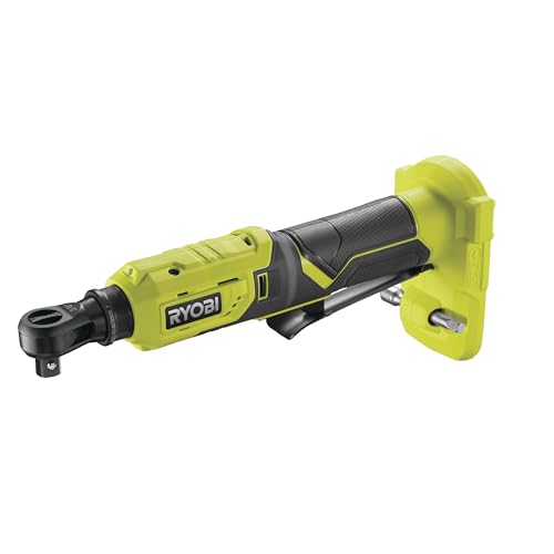 RYOBI 18 V ONE+ 3/8" Akku-Ratschenschlüssel R18RW3-0 (Leerlaufdrehzahl 280 U/min, Max. Drehmoment 60 Nm, ohne Akku und Ladegerät) von Ryobi