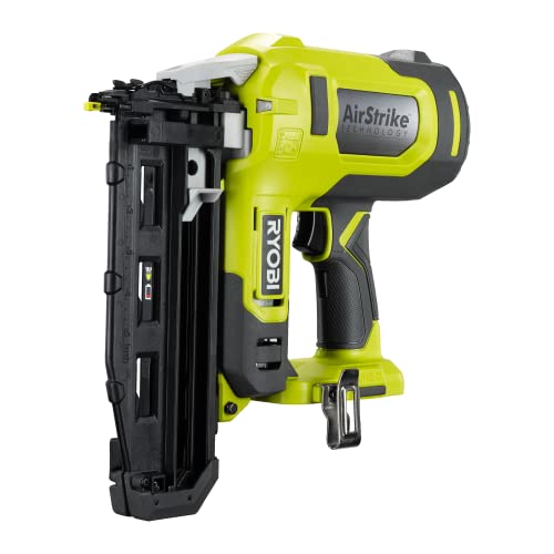 RYOBI 18 V ONE+ Brushless Akku-Nagler Performance R16GN18-0 (Nageldurchmesser von 1,6 mm, Nagellängen von 19 – 64 mm, Magazinkapazität - Nägel 100 St., AirStrike-Technologie ohne Akku und Ladegerät) von Ryobi