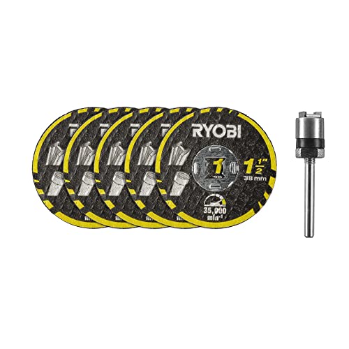 RYOBI - 6 Trennscheiben und 1 Spannfutter Twist Lock - RAR301-6 von Ryobi
