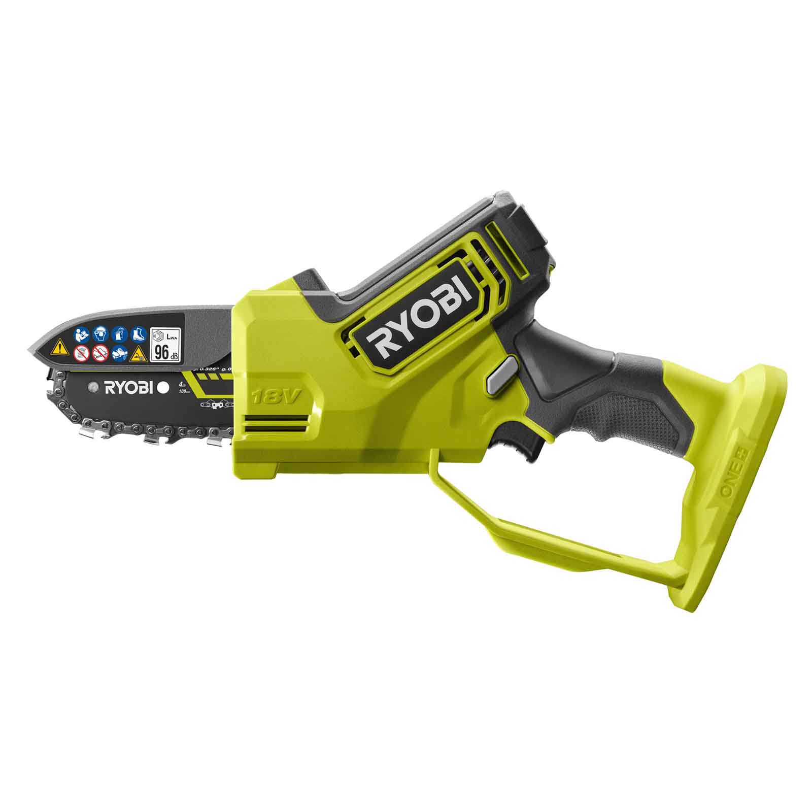 RYOBI Akku-Kettensäge RY18PSX10A-120 18V, Astsäge, Akku-Säge, Einhand-Kettensäge von Ryobi