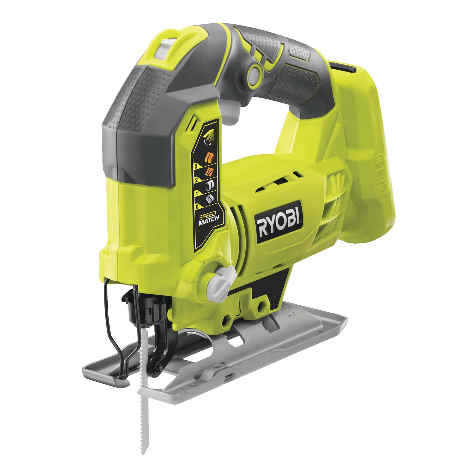 RYOBI Akku-Stichsäge R18JS-0 ONE+ -elektrische Säge, 4-Stufen Pendelhubsäge, 18V von Ryobi