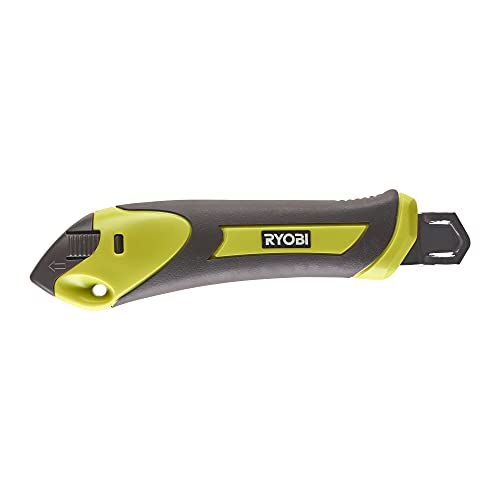 RYOBI Cuttermesser RSK18, 18 mm einziehbare Klinge, Ergonomisches Design, Klingenverriegelung von RYOBI