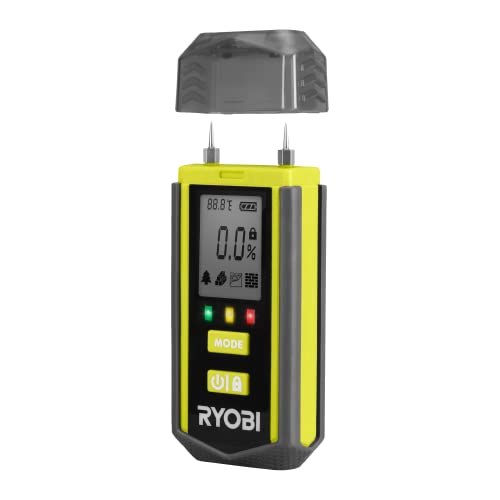 RYOBI Feuchtigkeitsmessgerät RBPINMM1 (Messtiefe 30 mm, Genauigkeit von +/- 2°) von Ryobi