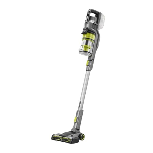RYOBI 18 V ONE+ Brushless Bodenhandsauger RSVS18BL-0 5133006507, 90 AW Saugleistung, bürstenloser Motor, ohne Akku und Ladegerät, Anthrazit von RYOBI