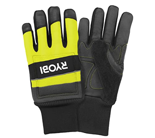 RYOBI - Schnittschutzhandschuhe 24 m/s (Kategorie 2) für Kettensägen - Größe L - RAC258L von Ryobi