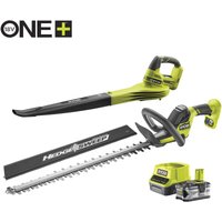 18 v one+ Akku-Maschinen-Set Kombokit, 2-tlg., RY18HT55A+OBL1820S 1x4,0 Ah - Ryobi von Ryobi