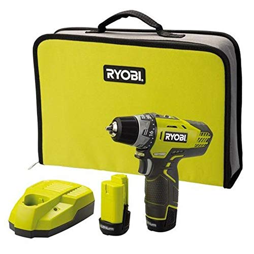 Ryobi 5133001802 2-Gang Akku-Kompaktschrauber Typ R12DD-LL13S, 12 V, Schwarz, Gelb von Ryobi