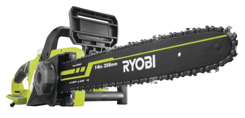 RYOBI 1900W Elektro-Kettensäge RCS1935B (Öltankinhalt 0,15L, Kettengeschwindigkeit 15m/s, Kettenteilung 9,53mm, Schwertlänge 35cm) von Ryobi