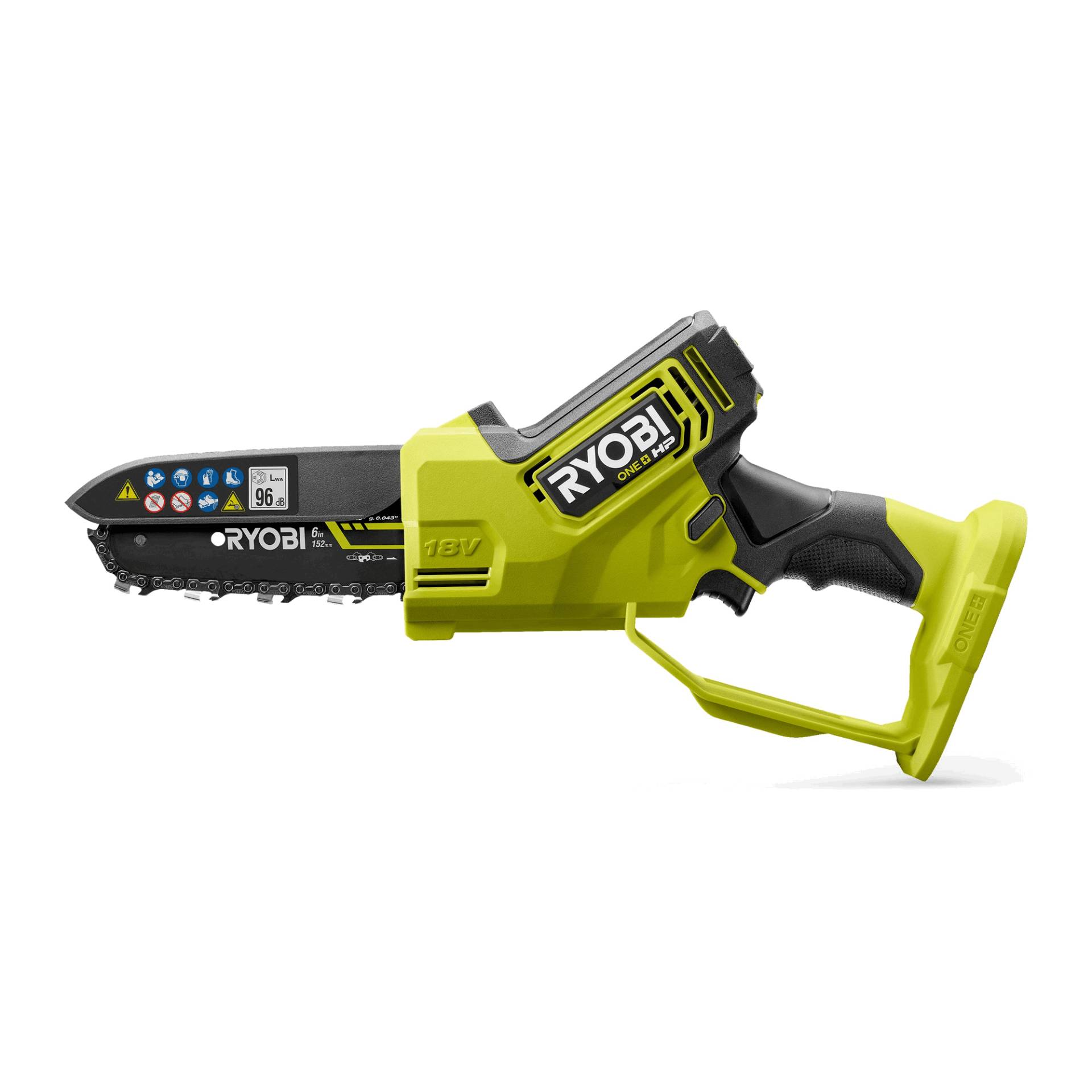 Ryobi Akku-Einhand-Kettensäge 'One+ HP Brushless RY18PSX15A-0' 18 V 15 cm Ryobi Akku-Einhand-Kettensäge 'One+ HP Brushless RY18PSX15A-0' 18 V 15 cm von Ryobi
