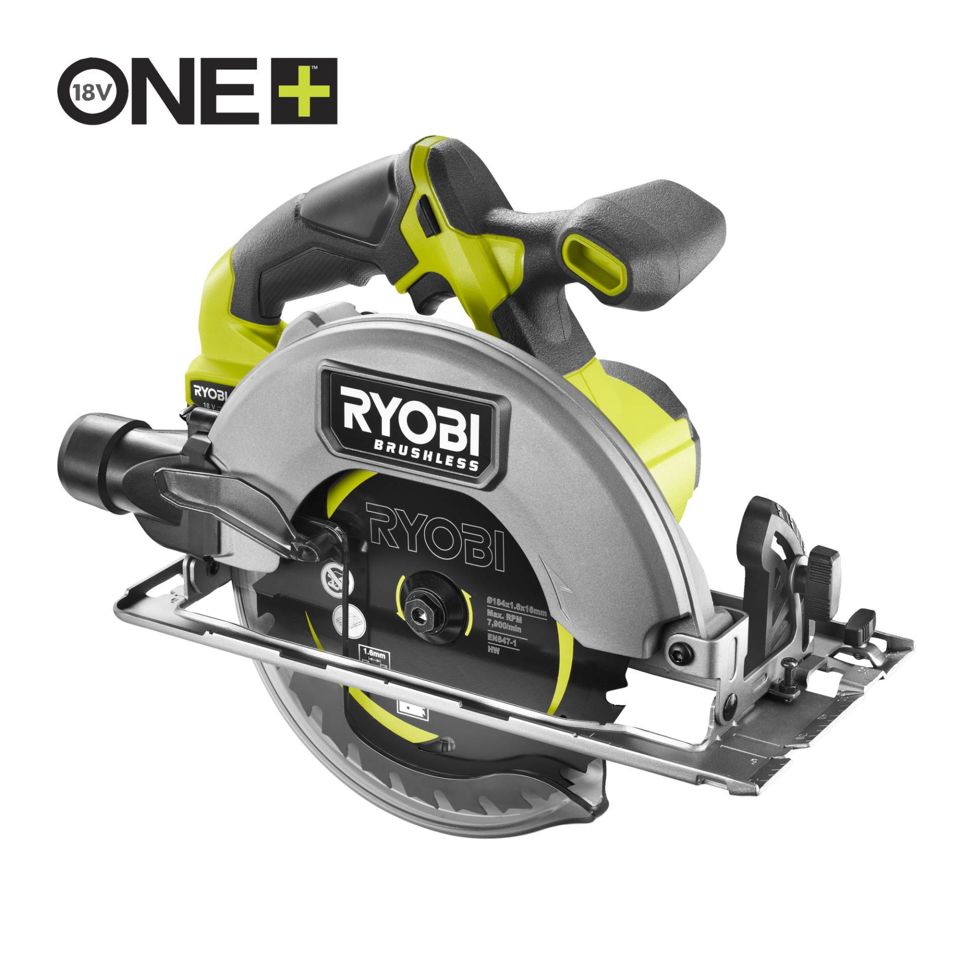 Ryobi Akku-Handkreissäge 'RCS18BL-0 18 V ONE+ Brushless' ohne Akku und Ladegerät Ryobi Akku-Handkreissäge 'RCS18BL-0 18 V ONE+ Brushless' ohne Akku und Ladegerät von Ryobi