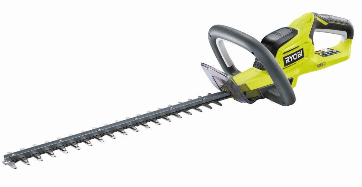 Ryobi Akku-Heckenschere ONE+, OHT1845, Heckenschere 18 V, 45 cm, ohne Akku & Ladegerät, (Packung, ohne Akku & Ladegerät), Serie ONE+, 45 cm Messerlänge, ohne Akku & Ladegerät von Ryobi