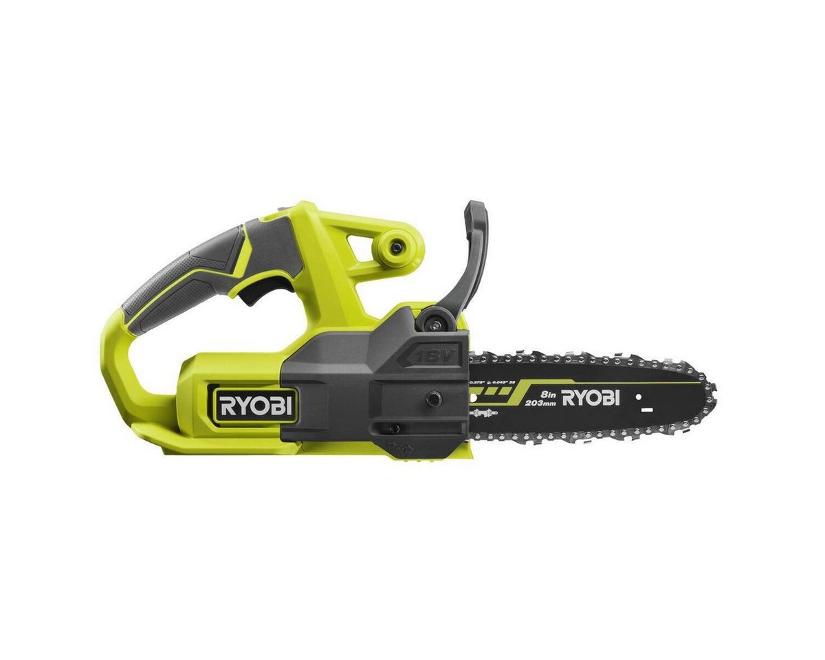 Ryobi Akku-Kettensäge ONE+, RY18CS20A-0, Kettensäge 18 V, ohne Akku & Ladegerät, 20,00 cm Schwertlänge, Leicht, robust, widerstandsfähig, kompakt von Ryobi