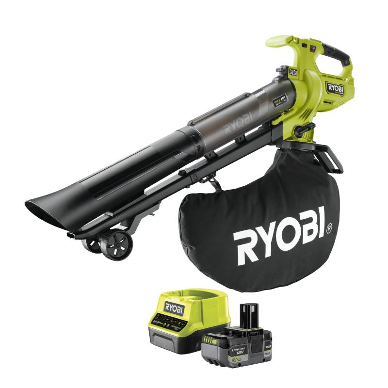 Ryobi Akku-Laubsauger 'ONE+ HP Brushless RY18BVXA-150' mit Akku und Ladegerät von Ryobi