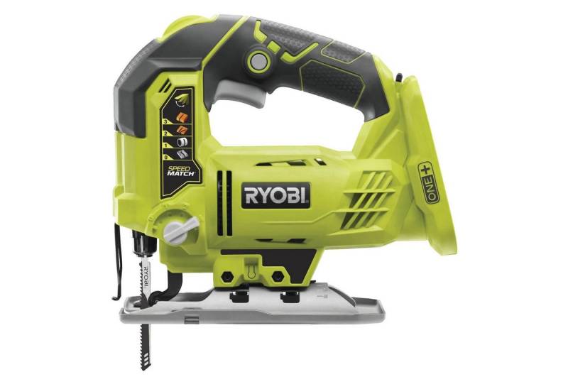 Ryobi Akku-Pendelhubstichsäge Ryobi R18JS-0 Akku-Pendelhubstichsäge solo, Pendelhub (4-fach), Hubzahlregulierung, LED-Arbeitslicht, Softgrip von Ryobi