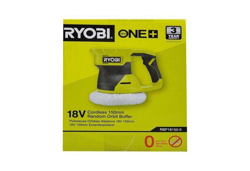 Ryobi Akku-Poliermaschine Ryobi RBP18150-0 Akku-Poliermaschine 18 V ONE+ Ø150 mm (ohne Akku), (1 tlg) von Ryobi