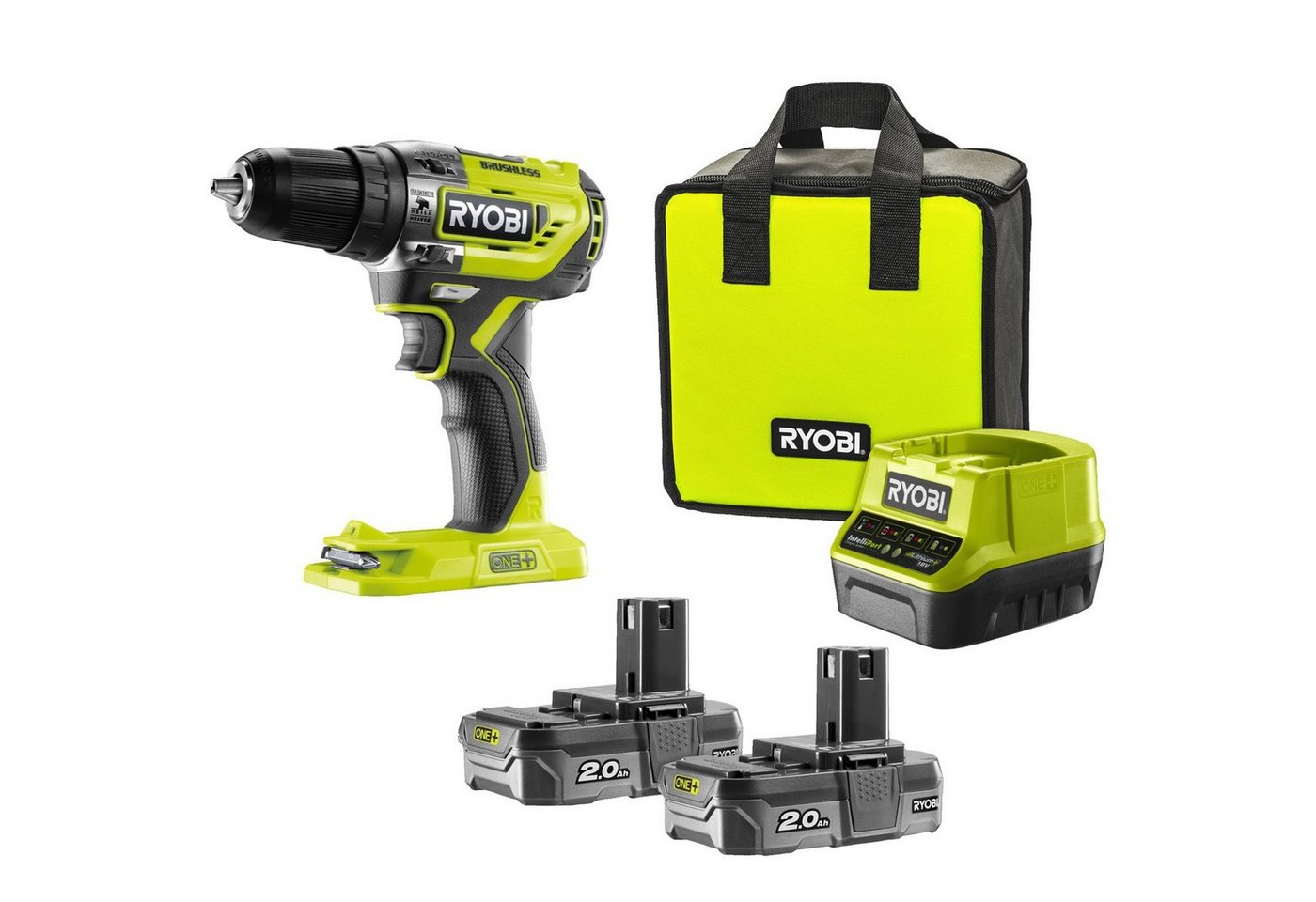 Ryobi Akku-Schlagbohrschrauber ONE+ Akku-Schlagbohrschrauber R18PD5-220S, 18Volt von Ryobi