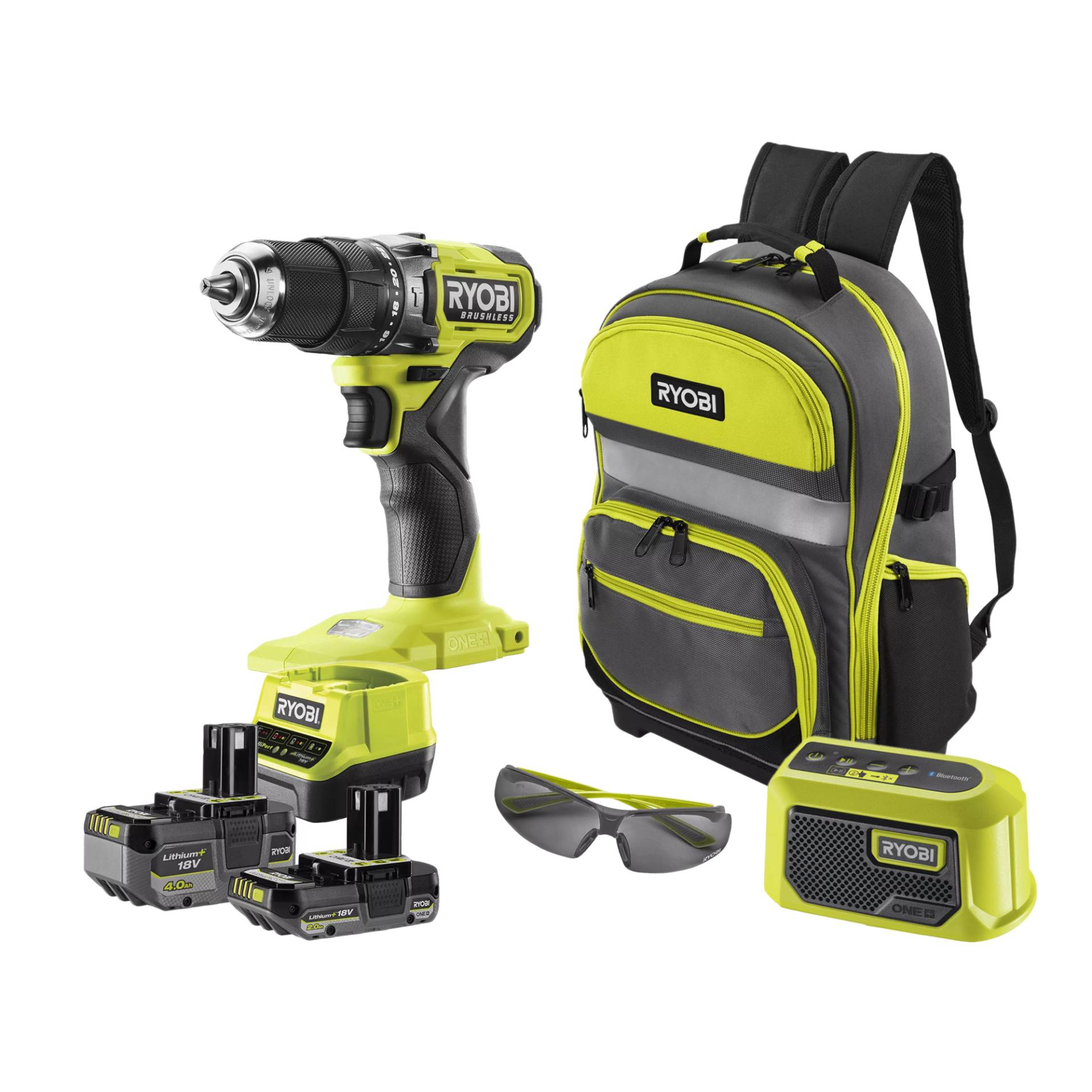 Ryobi Akku-Schlagbohrschrauber-Set 'Brushless PRD18BL1-2C42S' 18 V inklusive Akku und Ladegerät Ryobi Akku-Schlagbohrschrauber-Set 'Brushless PRD18BL1-2C42S' 18 V inklusive Akku und Ladegerät von Ryobi