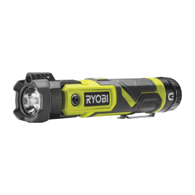 Ryobi Akku-Taschenlampe 'USB-Lithium' 640 lm 23,8 cm 4 V ohne Akku und Ladekabel von Ryobi
