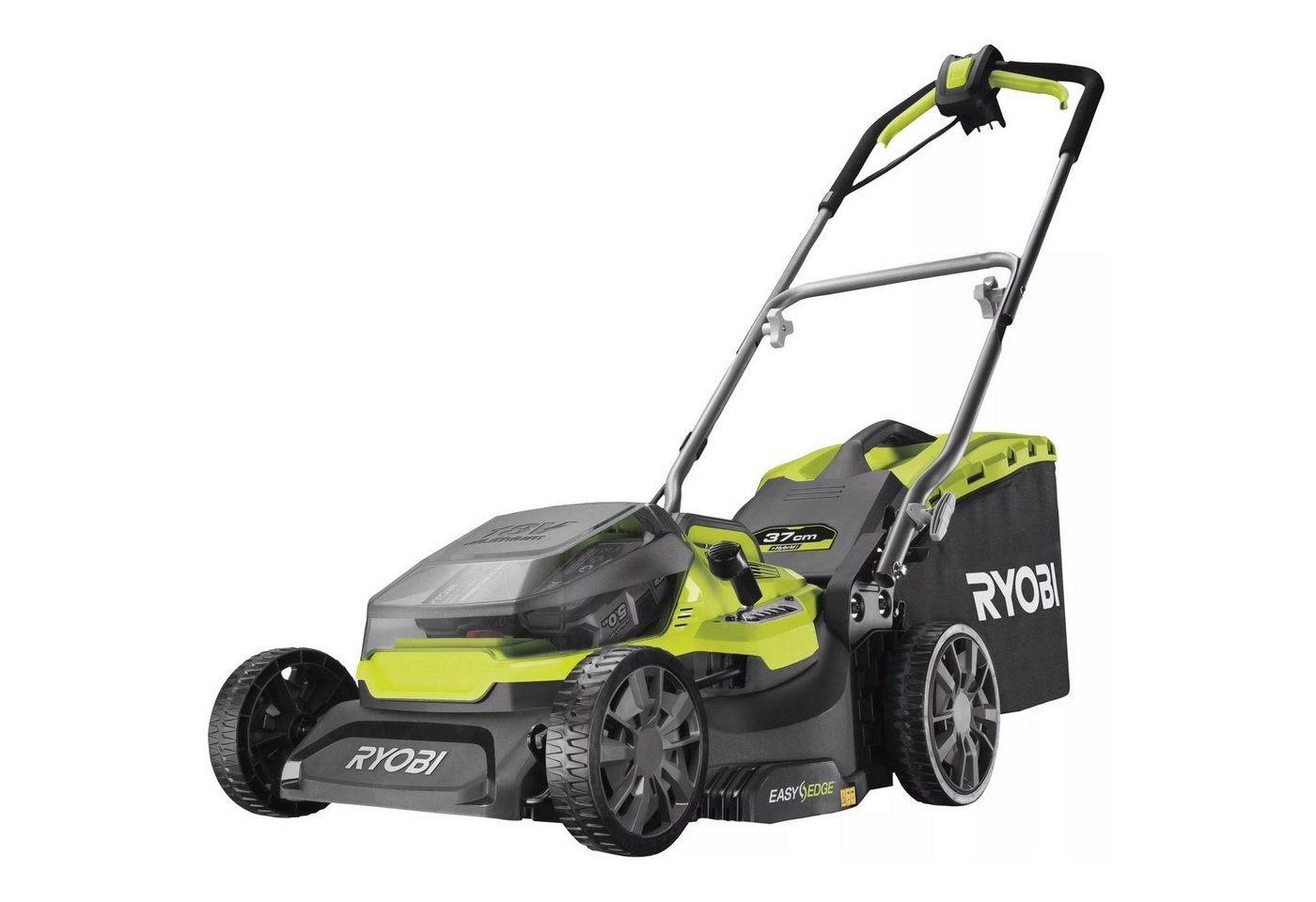 Ryobi Akkurasenmäher ONE+ Hybrid-Rasenmäher RY18LMH37A-225, 18Volt / Kabel von Ryobi