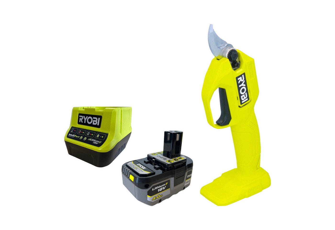 Ryobi Astschere RY18SCA Akku Gartenschere 18 V 25 mm + 1x Akku 4,0 Ah + Ladegerät von Ryobi