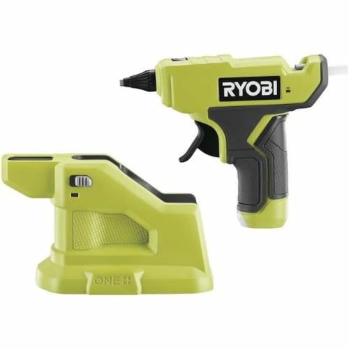 RYOBI 18 V ONE+ Akku-Heißklebepistole RGLM18-0 (Klebestickdurchmesser 7 mm, Düsendurchmesser 1,8 mm, Temperaturbereich bis 170°C, inkl. 3x Klebesticks, ohne Akku und Ladegerät) von Ryobi