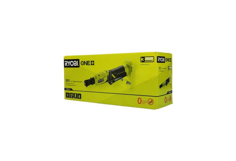 Ryobi Montagewerkzeug Ryobi R18RW2-0 – 18 V ONE+ Akku-Ratsche ¼″ (ohne Akku), (1-tlg) von Ryobi