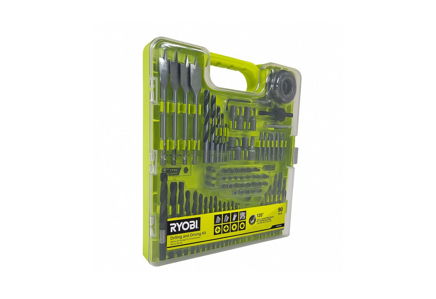 Ryobi Montagewerkzeug Ryobi RAKDD90 90-teiliges Bohr- und Schraubbit-Set, (1-tlg) von Ryobi