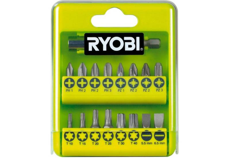 Ryobi Bohrer- und Bitset Ryobi Bitset RAK17SD, 17-teilig, Bit-Satz von Ryobi