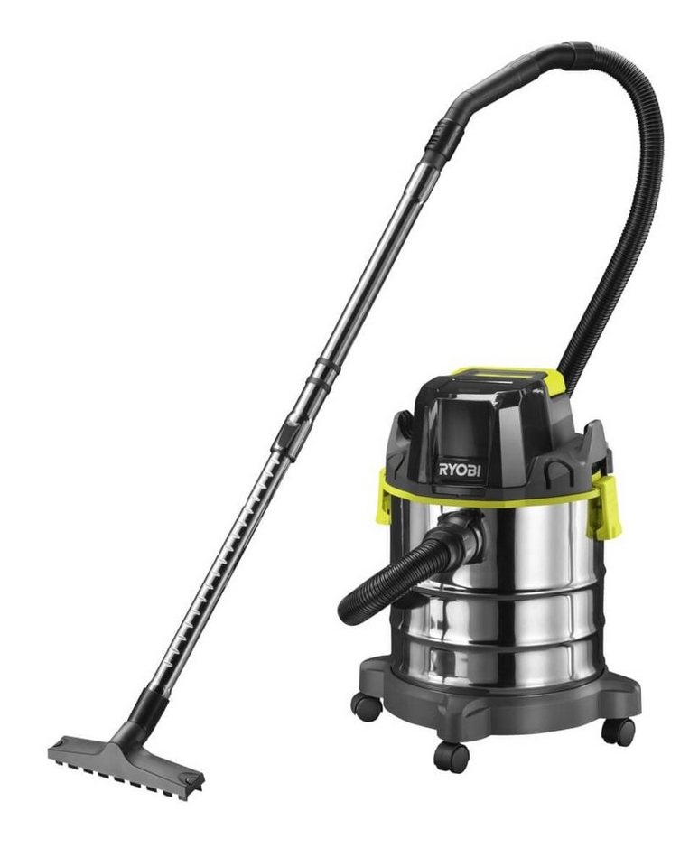 Ryobi Nass-Trocken-Akkusauger ONE+, R18WDV-0, kabelloser Staubsauger, 82 Airwatt, 18 L Behälter, ohne Akku und Ladegerät von Ryobi