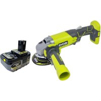 Ryobi R18AG-0 Akku Winkelschleifer 18 V ONE+ 115 mm + 1x Akku 4,0 Ah - ohne Ladegerät von Ryobi