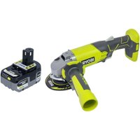 Ryobi R18AG-0 Akku Winkelschleifer 18 V ONE+ 115 mm + 1x Akku 5,0 Ah - ohne Ladegerät von Ryobi