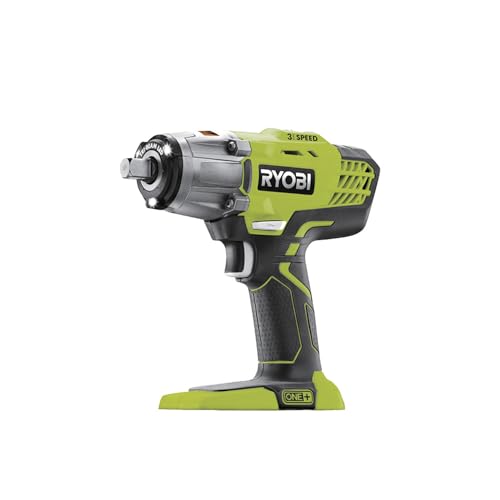 Ryobi 18 V ONE+ Akku-Schlagschrauber R18IW3-0 (max. Drehmoment 400 Nm, 1/2 Zoll Vierkant-Aufnahme, 3 Schaltstufen, Schlagzahl 0-3.200 min-1, LED-Beleuchtung, ohne Akku & Ladegerät im Karton) Ryobi 18 V ONE+ Akku-Schlagschrauber R18IW3-0 (max. Drehmoment 400 Nm, 1/2 Zoll Vierkant-Aufnahme, 3 Schaltstufen, Schlagzahl 0-3.200 min-1, LED-Beleuchtung, ohne Akku & Ladegerät im Karton) von Ryobi