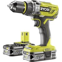 Ryobi R18PD3-0 Bohrschrauber-Schlagbatterie 18V 50Nm Kit 2x2,5 Ah von Ryobi
