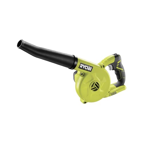 RYOBI 18 V ONE+ Akku-Gebläse R18TB-0 (Luftvolumen 2,9 m³/min, Luftgeschwindigkeit von 200 km/h, ohne Akku und Ladegerät) von Ryobi