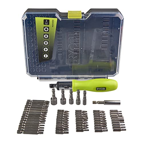 RYOBI 59-teiliges Zubehörset 5132002251 RAK59SD (mit Schraubendreher) von RYOBI