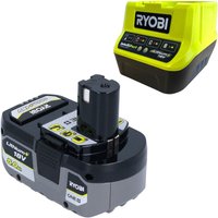 Ryobi - RC18120-150X Akku Starter Set mit 1x RB18L50 Akku 18 v 5,0 Ah und RC18120 Akku Schnell Ladegerät von Ryobi