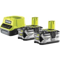 Ryobi RC18120-240 Batterie-Kit-Ladegerät 18V ONE+ 2x4,0 Ah von Ryobi