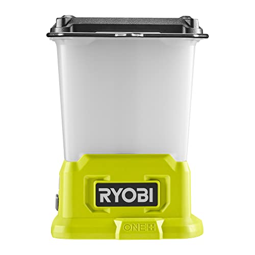 RYOBI 18 V ONE+ Akku-LED-Laternenlampe RLL18-0 (3 Leuchtstufen mit 60, 400 und 850 Lumen, ohne Akku und Ladegerät) von Ryobi