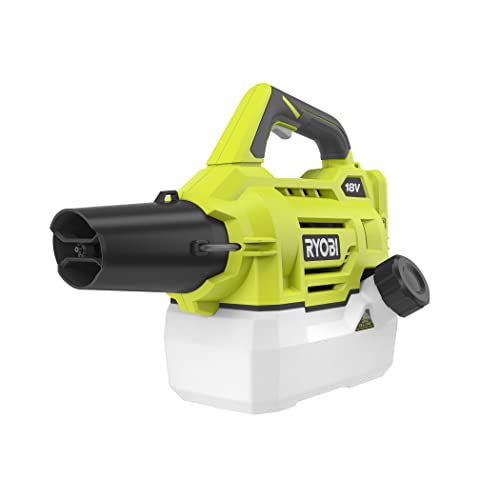 RYOBI 18 V ONE+ Akku-Nebelsprüher RY18FGA-0 (Reichweite 4,5 m, Durchflussmenge 7,2 l|h, Flächenabdeckung pro min. 93 m², Durchschnittliche Partikelgröße 40 µm, ohne Akku & Ladegerät im Karton) von Ryobi