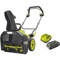 Ryobi RY36STX45A-140 Einphasige bürstenlose Schneefräse, Akku 36 V, 45 cm, 1 x 4,0 Ah von Ryobi