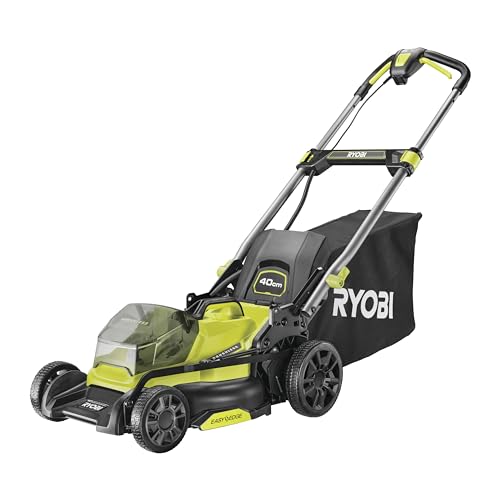 Ryobi - Rasenmäher, bürstenlos, 18 V, One+, 40 cm Akku und Ladegerät – RY18LMX40C-0 von Ryobi