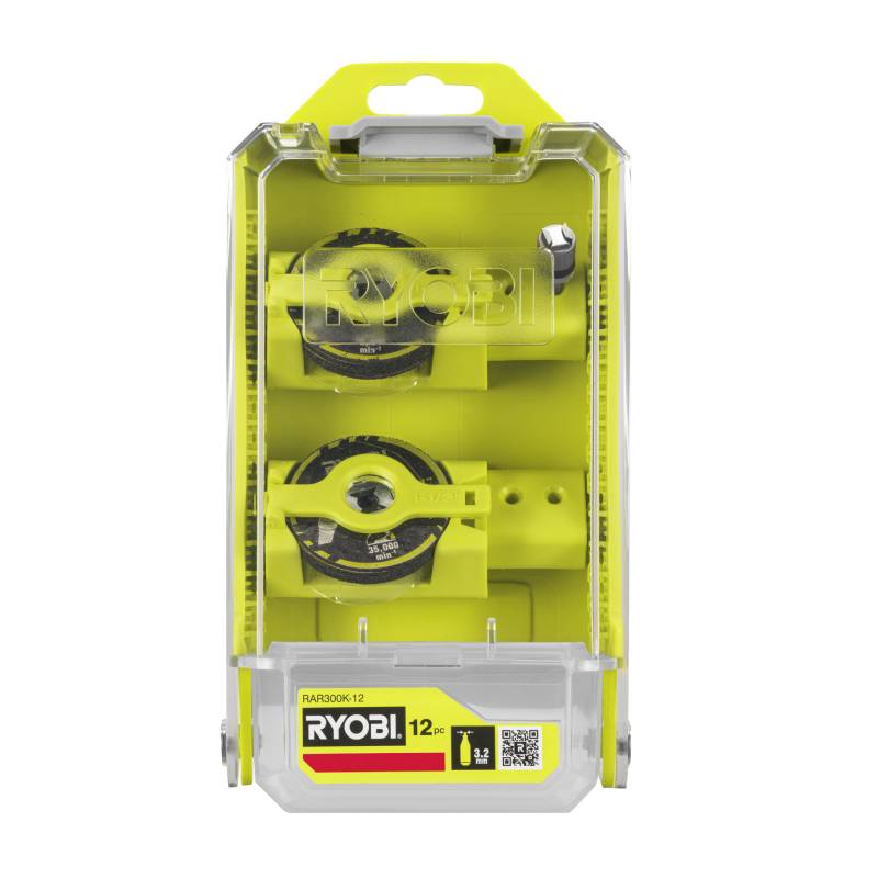 Ryobi Trennscheiben-Set 'Twist Lock' Ø 38 mm Aufspanndorn, 12-teilig von Ryobi