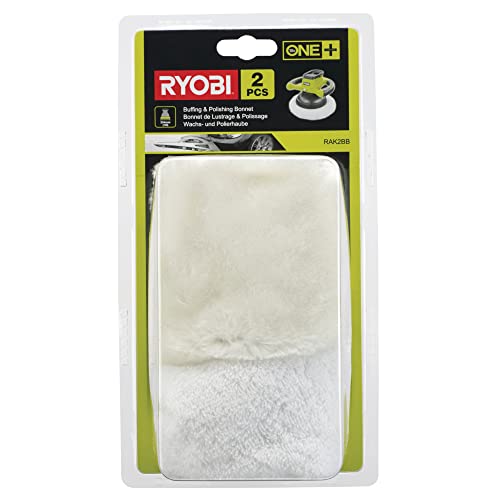 RYOBI 254mm Wachs- und Polierhaubenset 5132002786 RAK2BB (kompatibel mit R18B-0) von Ryobi