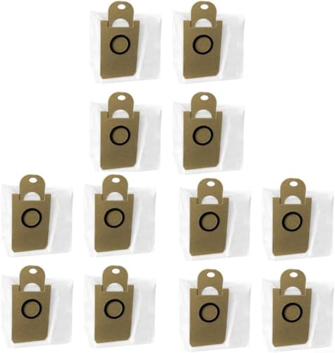 12 x Staubsaugerbeutel, Zylinder-Staubbeutel Ersatz für Q5, Q6, Q6 PRO Roboter-Staubsauger, für L11 Pro, für T10+, für N2, Auslaufsicher 12 x Staubsaugerbeutel, Zylinder-Staubbeutel Ersatz für Q5, Q6, Q6 PRO Roboter-Staubsauger, für L11 Pro, für T10+, für N2, Auslaufsicher von Rysydant
