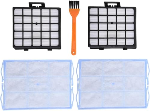 2 HEPA Filter und 2 Motorfilter für VS06G2530 / VS06G 2530 / VS06 NEU kompatibel mit VS06B1110 VSZ3337 Z 3.0 Staubsauger für VZ153HFB / VZ01MSF von Rysydant